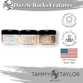 Tammy Taylor Dazzle Rocks Loose Glitter for Manicures, Pedicures & Nail Art (Entire Collection)