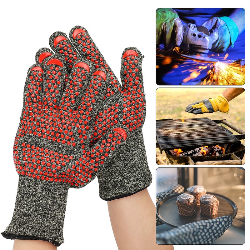 800 ° C High Temperature Resistant Gloves Flame Retardant Hands