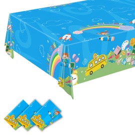 School Tablecloth, Happy First Day of School Table Decoration, First Day of School Party Tablecloth, Table Cloth for School Child, Boy and Girl Painting Course, First Day of School Decoration, Party