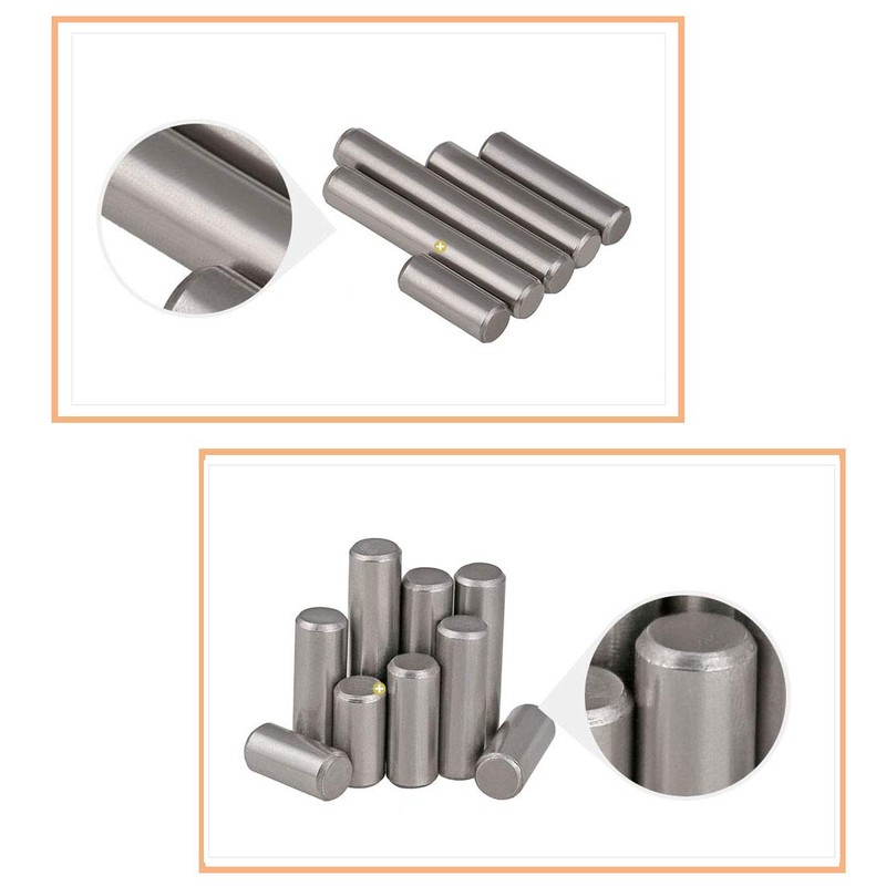 Socell 80 Pieces Dowel Pin Stainless Steel Shelf Support Pin