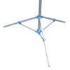 Ghankopd Outdoor Umbrella Drying Rack 6 Lines Retracting Collapsible Umbrella
