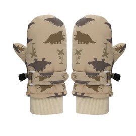 Huuflyty Toddler Mittens Waterproof Toddler Gloves Kids Snow Gloves Baby Winter Mittens Warm Fleece