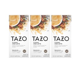 Tazo Chai Tea Latte Concentrate, 32 Fl Oz (Pack of 3)