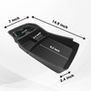 BestEvMod for EV9 Lower Center Console Organizer Tray Interior Accessories