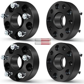 OCPTY 4PCS 5x4.5 to 5x4.5 Wheel Spacers 1.5 inch 12x1.5 Studs 60.1mm Hub Bore Forged Hub Centric Wheel Spacers 5 Lug fit for Avalon for Camry for C-HR for ES300h for ES350 for GS350