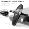 Presentation Clicker Wireless Presenter Laser Pointer for Presentations Remote RF