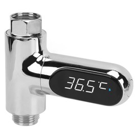 Termómetro de Ducha Inteligente, Termómetro de Ducha de Agua, Pantalla LED Digital Termómetro de Baño para Bebés con Pantalla Giratoria de 360°, Pantalla Fahrenheit/Centígrados