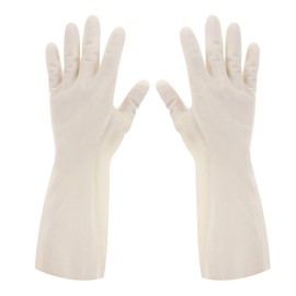 MILISTEN Pair of dishwashing gloves, household gloves, rubber gloves, tableware pot, kitchen sinks, household, dishwashing, car washing, white gloves, cleaning tool, S