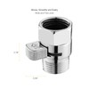 Chrome Water Flow Control Valve, G1/2" Shower Head Flow Control