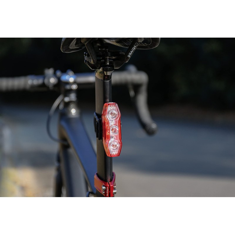 CatEye Unisex's Viz 450 Rear Light Safety, Red, One Size