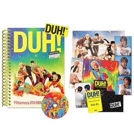 P1Harmony - 8th Mini Album [DUH!] (U Ver.) Photobook + CD-R + Folded Poster + Frame Photo + Sticker + Unit Photo Card + 3 Extra Photocards