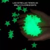 Molin Paquete 100 Estrellas Fluorescentes Fosforescente Adorno