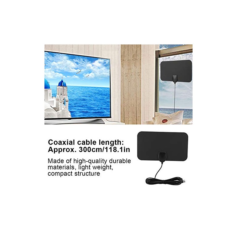 2Pcs 4K HDTV Digital HD Indoor Best TV Antenna Amplified