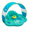 SwimSchool Baby Splash Play Mat with Adjustable Canopy – Inflatable