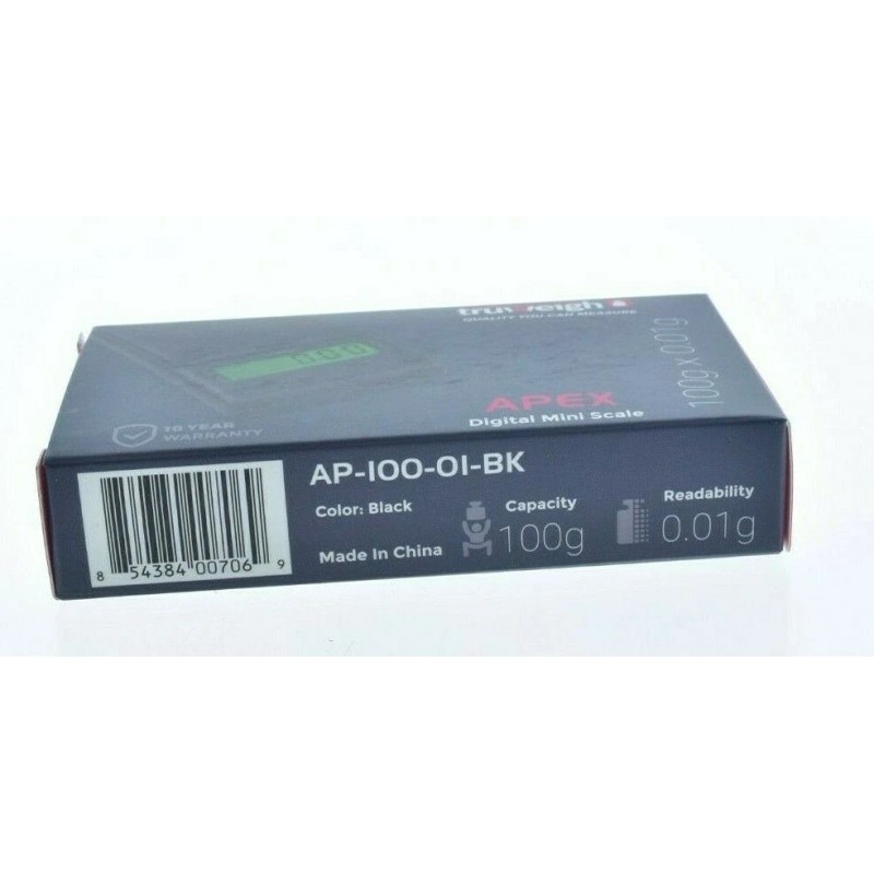 TRUWEIGH APEX - DIGITAL MINI SCALE - 100 X 0.01G