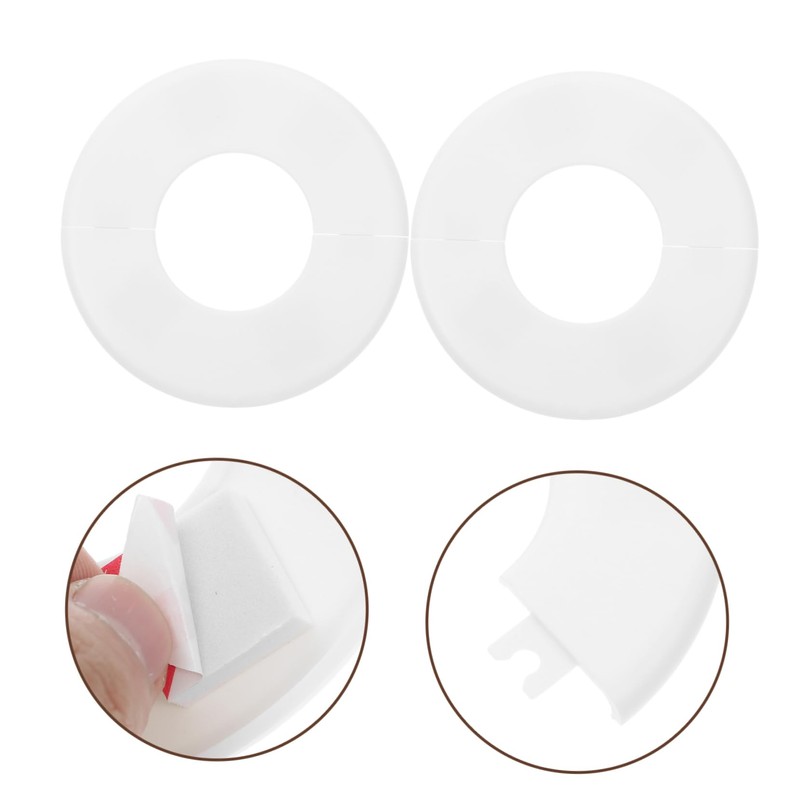 BESPORTBLE 4pcs Pool Ladder Escutcheons Covers Durable Abs Material Protection