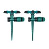 Garden Sprinklers, 2pcs Automatic 360° Rotating Lawn Sprinkler, Large Coverage