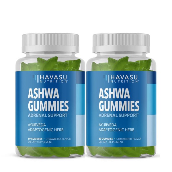 HAVASU NUTRITION Ashwagandha Gummies Supplement Designed to Calm & Relax (120 Count (Pack of 2))