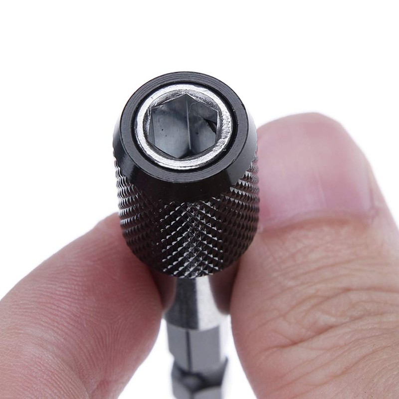 Mesee 3 Pieces Magnetic Extension Chuck Adapter with 1/4 Inch