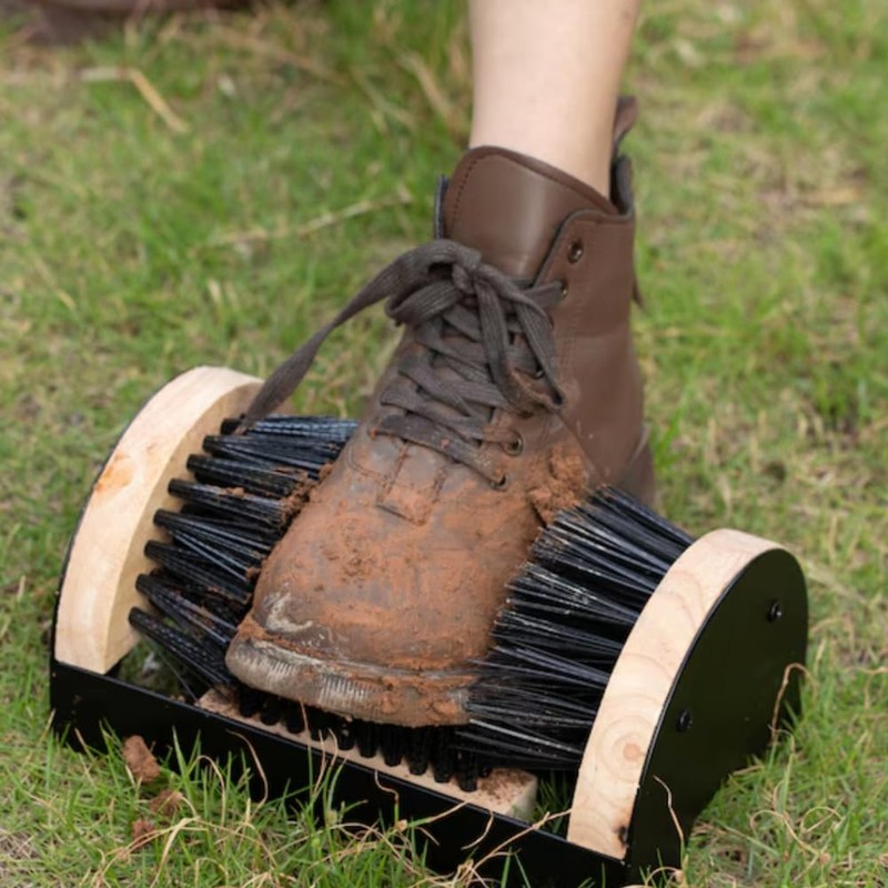 Kole Imports Shoe Boot Floor Mount Scraper