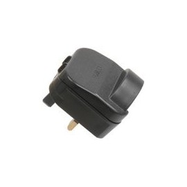 Black SCP 5A Euro converter plug- bulk