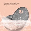 Cat Cave Bed Detachable Washable Semi Enclosed Felt Kitten Hideout