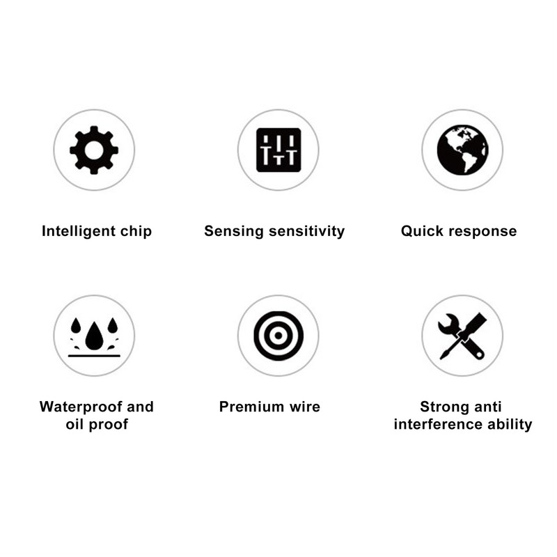 2 Set Proximity Sensor Switch Waterproof NPN DC 2 Wire