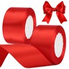 2 Ribbons 22 m Satin Ribbon Gift Ribbon Red 50