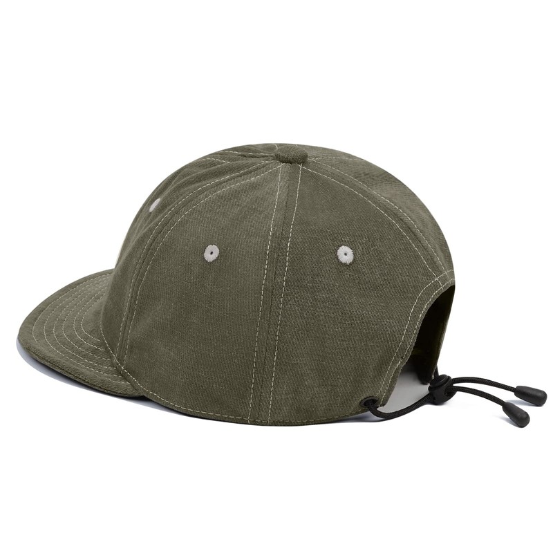 Croogo G-ASB03 Men's Cap, Short Brim, Soft, Breathable, Plain, Simple,