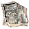 JERLA 100% Pure Mulberry Silk Square Scarf for Hair-27''x27'' Women