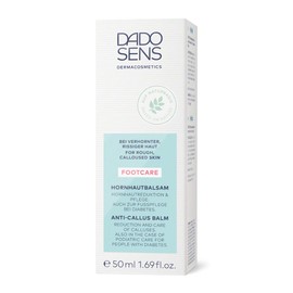 DADO SENS FOOTCARE HORNHAUTBALSAM 50ml - reduziert Hornhaut an den Füßen sanft und effektiv. Kann dem Entstehen von Schweiß und Geruch vorbeugen.