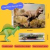 PLAYVIBE Dinosaur Toys for Kids 5-7. 12 Realistic Small Dinosaur