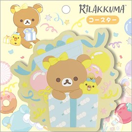 San-x Rilakkuma "Nikoniko Happy for You" Coaster KA16701