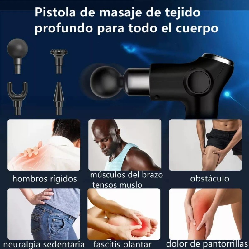 Monstyle Pistola De Masaje Muscular Para Relajar Aliviar El Dolor