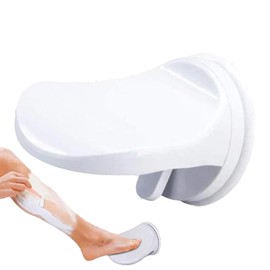 Shower Shelf for Shaving | Plastic Footrest with Non-Slip Suction Cup | Shower Shelf for Shaving Legs | Non-Slip Bathroom Pedal for Shower
