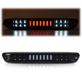 GRAND ORANGE LED 3rd Brake Light Compatible with 2004-2012 Chevy Colorado/2004-2012 GMC Canyon/2006 2007 2008 Isuzu I-Series Third Tail Brake Light Cargo Lamp Smoke Lens Black Housing