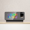 Digital Alarm Clock Temperature Display Calendar Snooze Mute Voice Activated