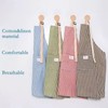 Bailinks Unisex Stripe Apron with Adjustable Straps and two Pockets,