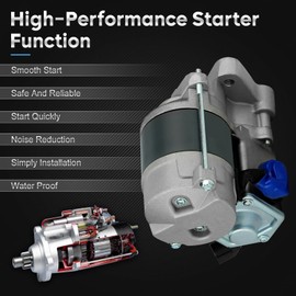 Starter for Toyota 4Runner 3.4L 1996-2002, T-100 Pickup 3.4L 1995-1998, Tacoma 3.4 1995-2004, Tundra 3.4L 2000-2004 Replaces for 28100-07010