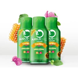 Ajolomiel Jarabe Suplemento Miel Vitaminas 120 Ml (3-pack)