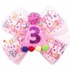 Dmnnlp 3rd Birthday Baby Hair Clips, Kids Hair Bows with