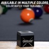 GoSports Premium Pool Cue Chalk Cube 12 Pack - Black