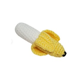 Cat Toy, Catnip Toy, Banana Cat Toy, Crocheted, Interactive Toys for Cats, Cat Kicker Toy, Handmade Cat Toy, 8" L