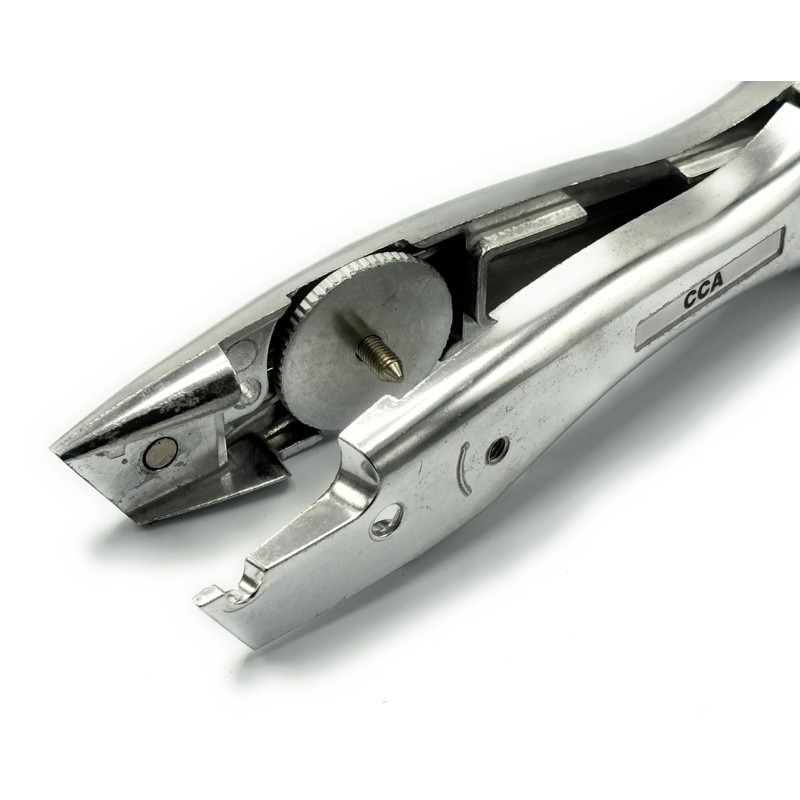 CCA Silver Carpet Cutter Tool with Black Holder for The