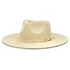 FLUFFY SENSE. Big Wide Brim Felt Rancher Fedora Hat for