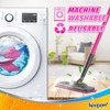 KEEPOW 8 Pack Reusable Microfiber Mop Pads Compatible with Schenley