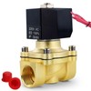 220 V AC Solenoid Valve Brass 3/4 Inch Electromagnetic Valve
