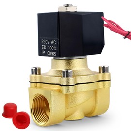 220 V AC Solenoid Valve Brass 3/4 Inch Electromagnetic Valve Brass Electric Solenoid Valve