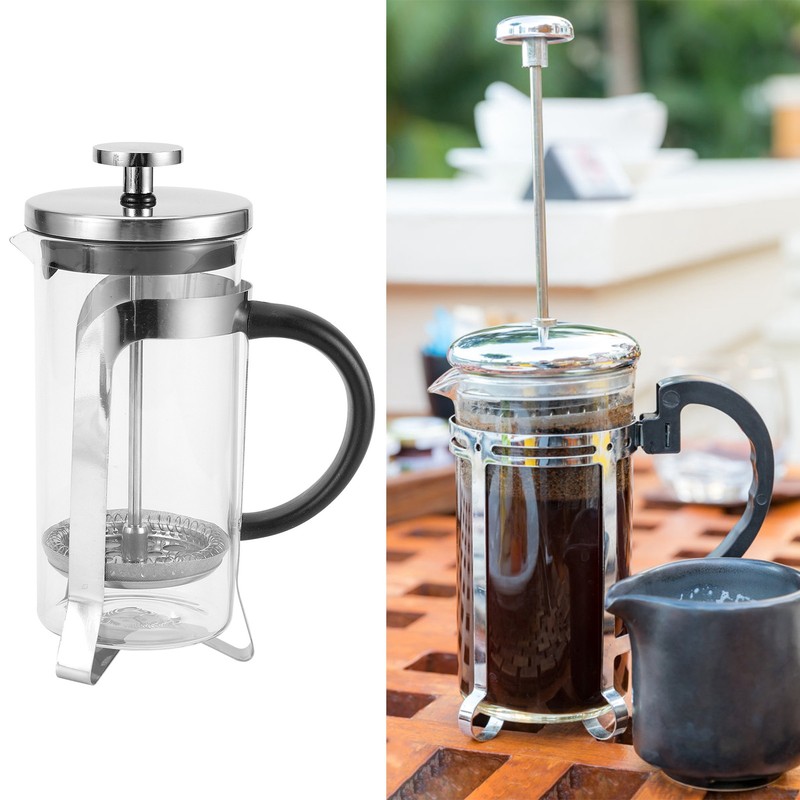 High Temperature Resistant Coffee Pot Filter Press Pot Glass Tea