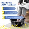 American Wellness Authority AWA Extra Large foot bath basin -